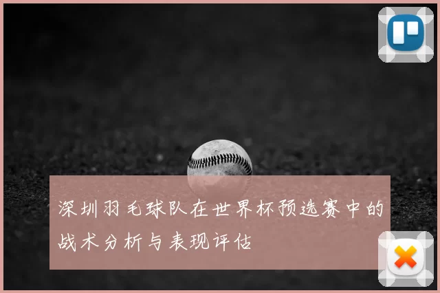深圳羽毛球队在世界杯预选赛中的战术分析与表现评估