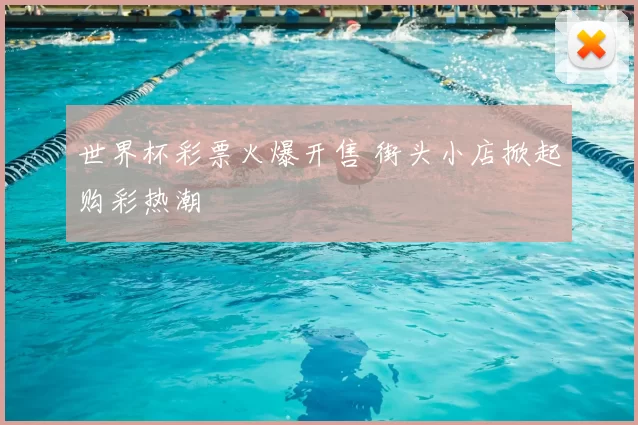 世界杯彩票火爆开售 街头小店掀起购彩热潮
